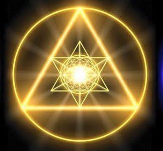 A sacred geometry grid symbol