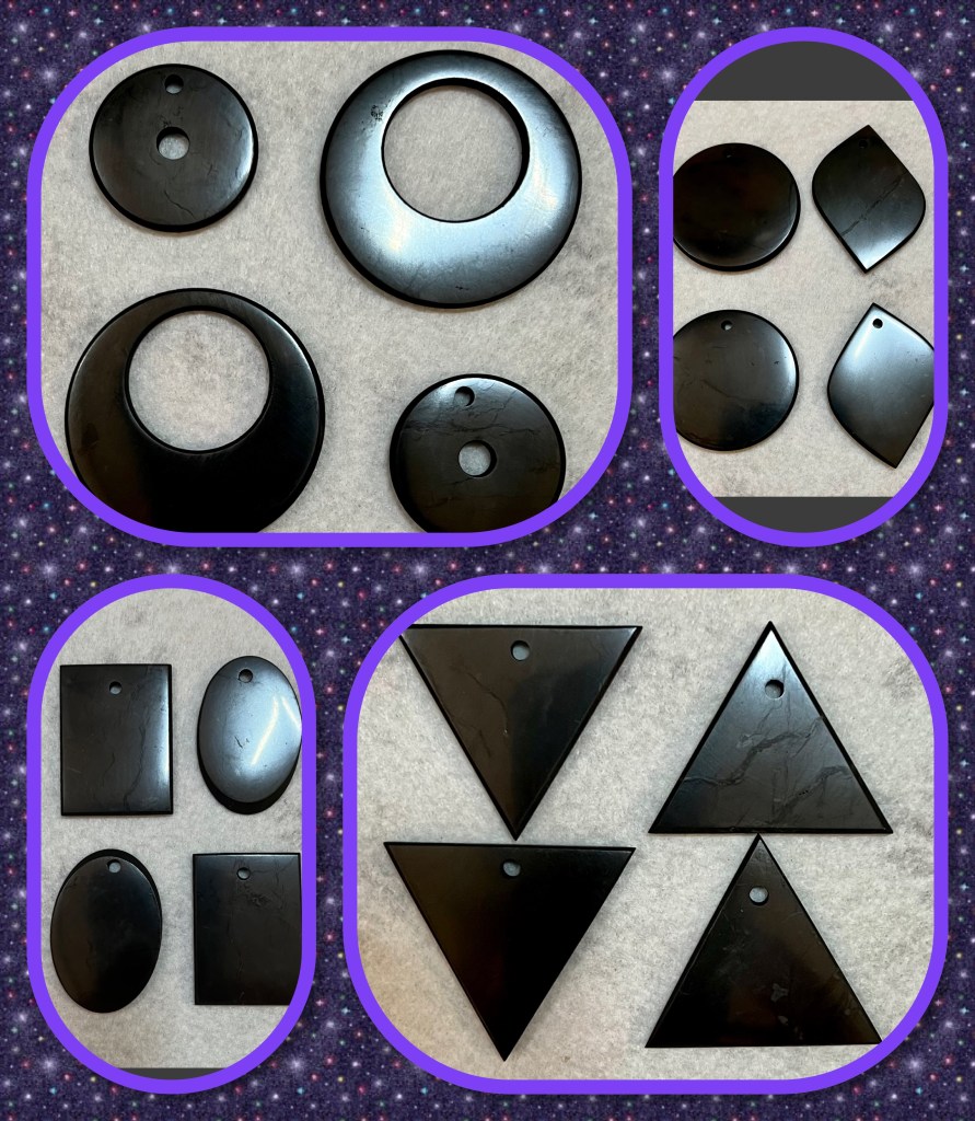 Shungite pendants